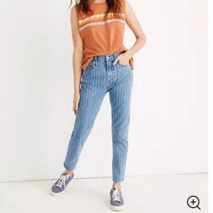 Madewell the Perfect Vintage Crop - Pinstripe - 30